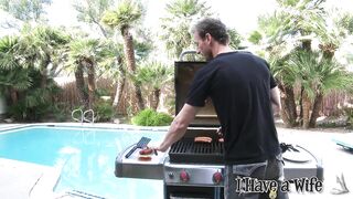 Bad girl AJ Applegate fucking in the couch with her big ass