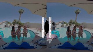 Ashley Lane, Diana Grace, and Lilian Stone's July 4th Cum Fest