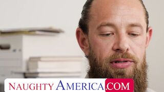 Olivia Jayy fucks her way out of trouble in the Office