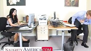 Audrey Bitoni gets fucked in the office