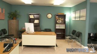 Sara Jay fucking in the chair with her big tits