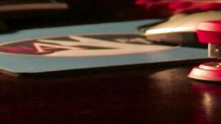 Asa Akira fucking in the chair with her black hair