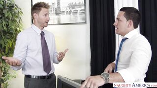 Boss Diamond Jackson fucking in the office with her tits