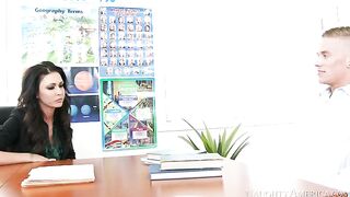 Jessica Jaymes fucking in the chair with her tits