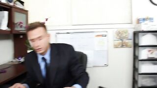 Mia Malkova fucking in the office with her athletic body