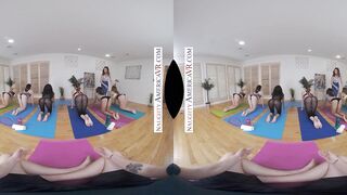 Yoga Instructors Naughty VR Threesome with Lacy Lennon
