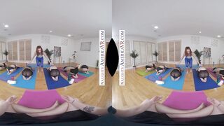 Yoga Instructors Naughty VR Threesome with Lacy Lennon