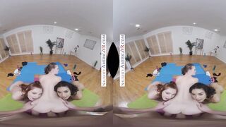 Yoga Instructors Naughty VR Threesome with Lacy Lennon