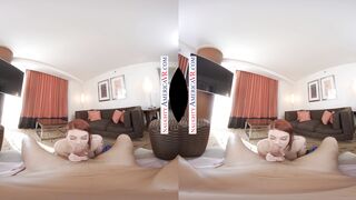 Redhead and big tits Bree Daniels Fucks you in VR