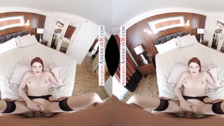 Redhead and big tits Bree Daniels Fucks you in VR