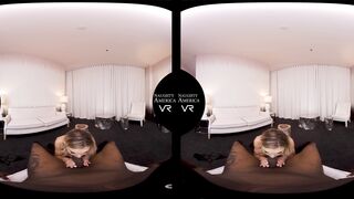 Interracial VR porn with big tits blonde Kenzie Taylor