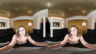 Brunette blue eye pornstar Selina Bentz is excited to meet my cock