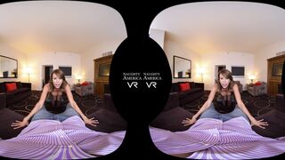 Stone cold Alexis Fawx heats it up in her VR porn experience