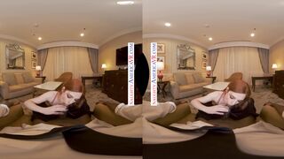 Redhead hottie Scarlett Mae helps you forget about work by enjoying her wet pussy