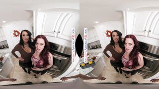 MILF hotties, Jessica Ryan and Reagan Foxx, get a special serving of stuffing this Thanksgiving