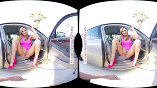 Horny babe Brett Rossi shows how thankful she is that you changed her flat tire