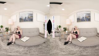 Boss' wife Christie Stevens gets down and dirty on a big fat cock