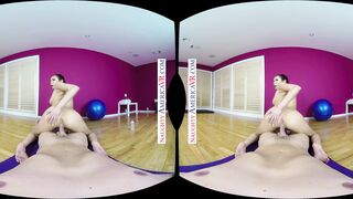 Sami Parker is all ready to go after stretching out in yoga