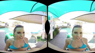 Your woman's slutty friend Aubrey Sinclair shows you how fantastic her juicy bubble butt looks both in and out of a thong