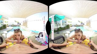 Your woman's slutty friend Aubrey Sinclair shows you how fantastic her juicy bubble butt looks both in and out of a thong