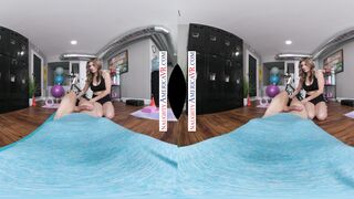 Married MILF, Krystal Sparks, hooks up with her son's friend in her yoga studio