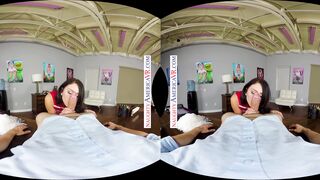 Megan Sage proves she's the one to play the part as the naughty cheerleader