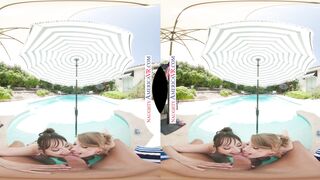 Lexi Luna invites her very sexy friend, Octavia Red, over to celebrate the 4th of July with an expolsive threesome