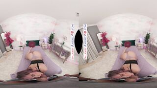 Sexy gamer babe Bobbie Lavender loses the game in order to fuck her friend's brother