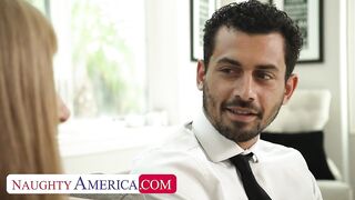 Busty cougar Sara Jay hires big black cock as her new gigolo