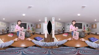 Aria Valencia's Holiday Gift: Professor's Cock Fills Her Tight College Pussy