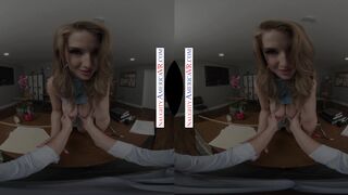 Professor Fucks Student Octavia Red's Big Natural Tits for Pass