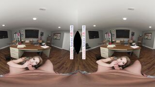 Professor Fucks Student Octavia Red's Big Natural Tits for Pass