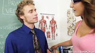 College Crush: Keegan Chillz Fucks Professor on Desk