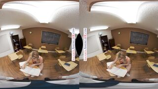 Kay Carter seduces her Professor and fucks him all over the classroom