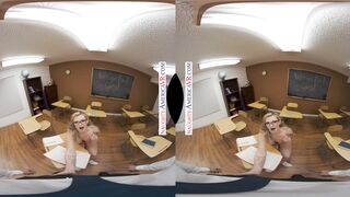 Kay Carter seduces her Professor and fucks him all over the classroom