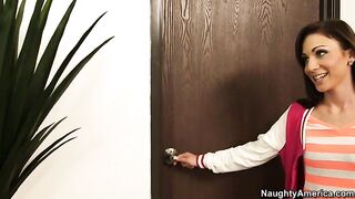 Vanessa Sixxx fucking in the classroom with her natural tits