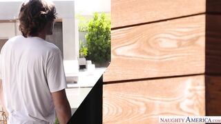 Bubble butt beauty CeCe Capella gets dicked down poolside by boyfriend's friend