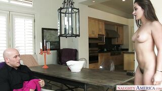 Dani Daniels spreads her legs and rides a big cock