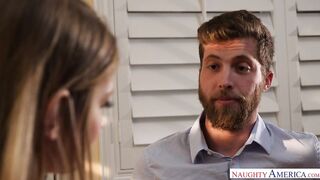 Nadya Nabakova fucking in the bedroom with her tits