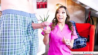 Vivianna Mulino fucking in the living room with her petite