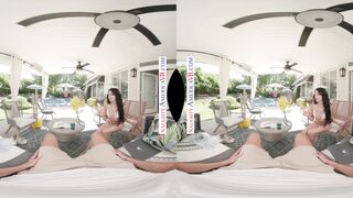 Your daughter's sexy Co-Ed friend Hime Marie gets more than a flirt when you jizz all over her face