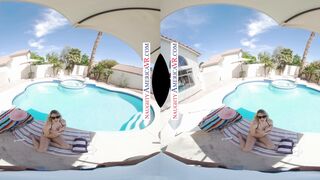 Kenna James Topless Pool Encounter Ends in Dad's Hard Fuck