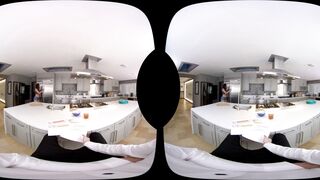 Fuck Abella Danger's Bubble Ass in VR: Taboo Kitchen Encounter