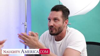 Skylar Vox wants her friend's dad cock in her tight pussy in exchange for some HOT Photos!!!