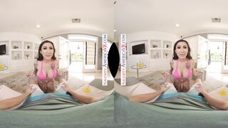 Lily Lane in Bikini Lures Neighbor for Cock Fun