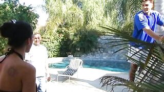 Kaylynn's Neighborly Delight: Tag Teamed by Sergio and Jason