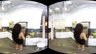 Busty Victoria June Borrows Cream and Gets Messy with Whipped Topping