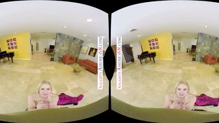 Neighbor's Secret: Sarah Vandella's VR Deep-Throat Revenge