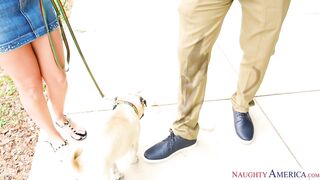 Ashlynn Taylor Takes Neighbor Sean's Big Dick in Living Room