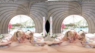 Slimthick Vic and Charlie Forde's Poolside Cock Tease Thrill